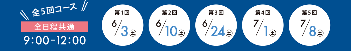 全体スケジュール